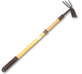 Telescopic 3 Prong Hoe